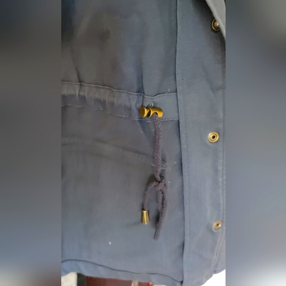 Blue Grey Utility Jacket - Picture 4 of 7